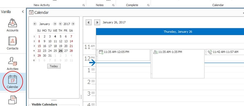 Shared calendars in CRM